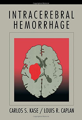 Beispielbild fr Intracerebral Hemorrhage zum Verkauf von Better World Books