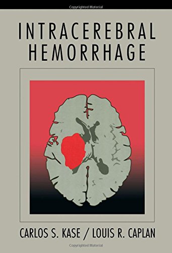 Imagen de archivo de Intracerebral Hemorrhage a la venta por Better World Books