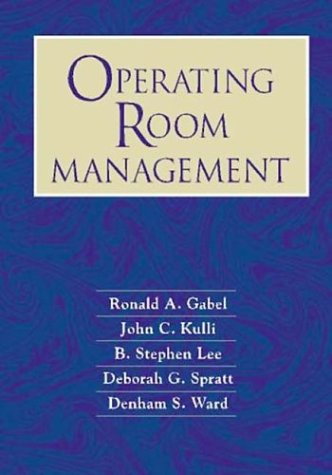 Imagen de archivo de Operating Room Management a la venta por Bookmans