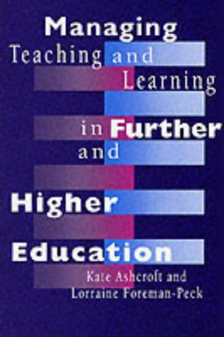 Stock image for Managing Teaching and Learning in Further and Higher Education for sale by WorldofBooks