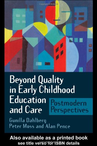 9780750707695: Beyond Quality in Early Childhood Education and Care: Languages of Evaluation