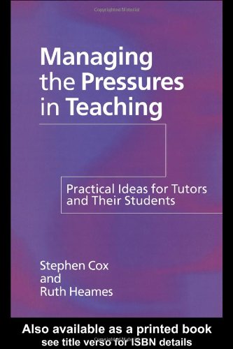 Stock image for MANAGING THE PRESSURES IN TEACHING. for sale by Cambridge Rare Books