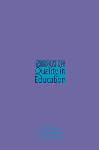 Beispielbild fr Improving Quality in Education zum Verkauf von Midtown Scholar Bookstore