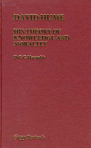 Imagen de archivo de David Hume: Thery of Knowldg & Morl a la venta por Phatpocket Limited
