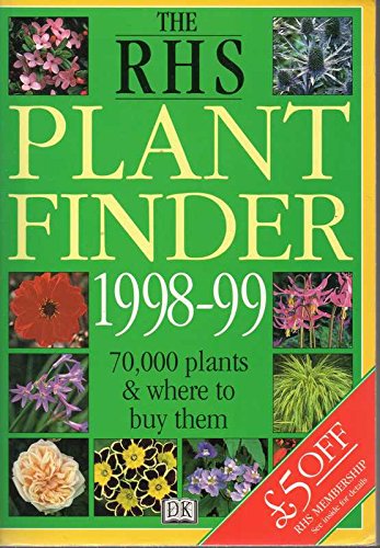 Beispielbild fr RHS Plant Finder 1998/99 zum Verkauf von WorldofBooks