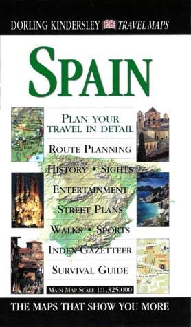 Imagen de archivo de Eyewitness Travel Map: Spain a la venta por WorldofBooks