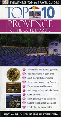 Stock image for TOP10 PROVENCE COTE D AZUR (Eyewitness Top Ten Travel Guides) for sale by ThriftBooks-Atlanta