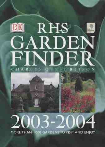 Imagen de archivo de RHS Garden Finder 2003-2004 a la venta por AwesomeBooks