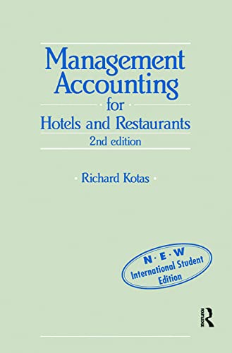 Beispielbild fr Management Accounting for Hotels and Restaurants zum Verkauf von WorldofBooks