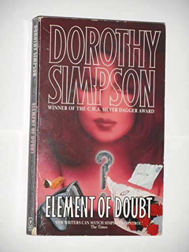 Stock image for Element Of Doubt (Inspector Thanet S.) for sale by WorldofBooks