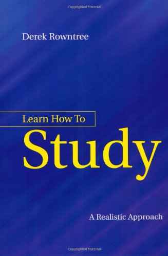 Beispielbild fr Learn How to Study zum Verkauf von Better World Books