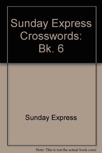 9780751521245: Sunday Express Crosswords 6: Bk. 6