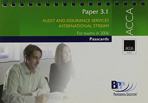 9780751725469: ACCA Paper 3.1 Audit and Assurance Services (International) 2006: Paper 3.1: Passcards