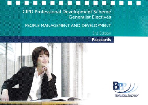 Beispielbild fr CIPD - People Management and Development 2006: Passcards (CIPD - People Management and Development: Passcards) zum Verkauf von Reuseabook
