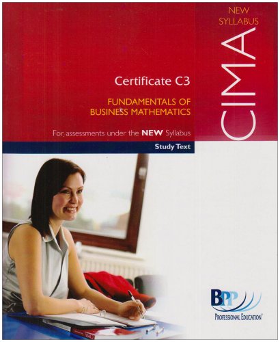 9780751726497: CIMA C3 Fundamentals of Business Mathematics