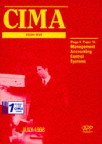 CIMA Study Text (9780751731156) by Chartered Institute Of Management Accountants