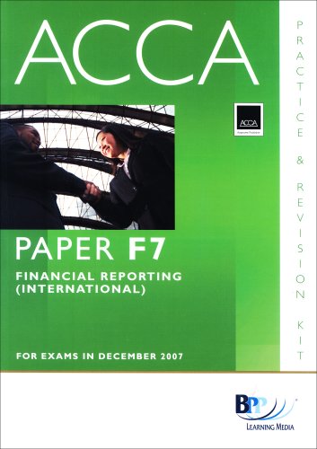 9780751733648: ACCA (New Syllabus) - F7 Financial Reporting (International): Practice and Revision Kit
