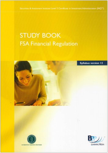 Beispielbild fr IAQ - FSA Regulatory Environment: Study Book zum Verkauf von WorldofBooks