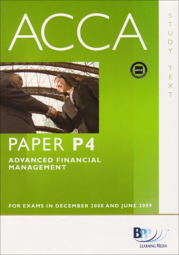 Imagen de archivo de ACCA - P4 Advanced Financial Management: Study Text a la venta por AwesomeBooks