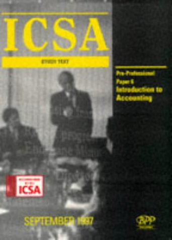 Stock image for Introduction to Accounting (ICSA Study Text) for sale by WorldofBooks