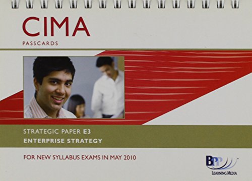 9780751775297: CIMA - E3: Enterprise Strategy: Startegic paper E3: Passcards (CIMA - E3: Enterprise Strategy: Passcards)
