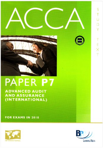 9780751776102: ACCA - P7 Advanced Audit and Assurance (INT): Study Text