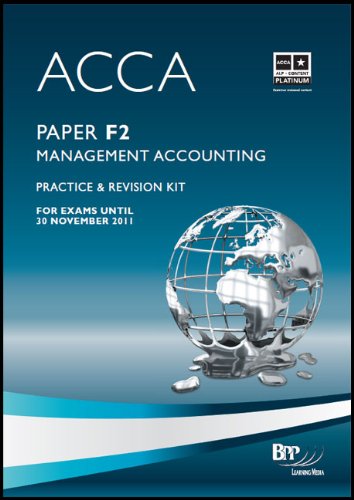 9780751780475: ACCA - F2 Management Accounting: Revision Kit: Paper F2