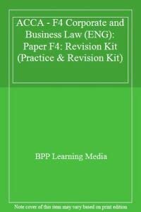 9780751780505: ACCA - F4 Corporate and Business Law (ENG): Revision Kit: Paper F4