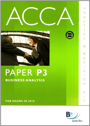 9780751780611: ACCA - P3 Business Analysis: Revision Kit