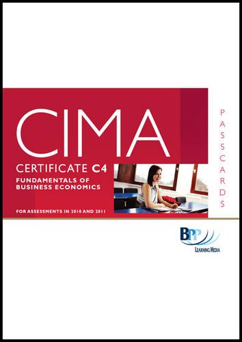 9780751780864: CIMA - C04 Fundamentals of Business Economics: Passcards