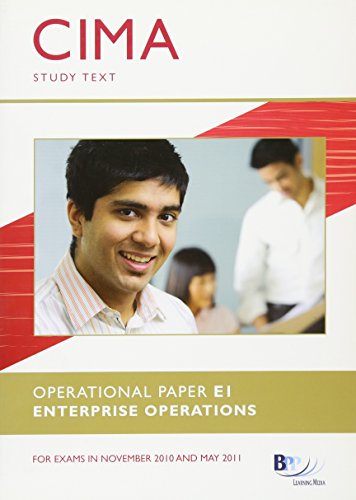 9780751784572: CIMA - E1: Enterprise Operations: Study Text