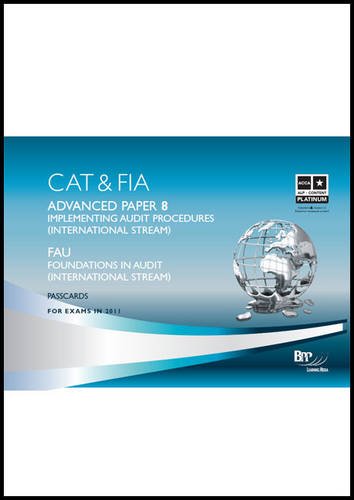 9780751796698: CAT - 8 Implementing Audit Procedures (INT): Passcards