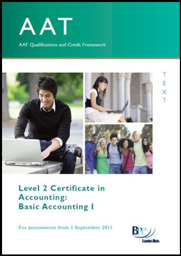 Beispielbild fr AAT - Basic Accounting 1 (Study Text) zum Verkauf von AwesomeBooks