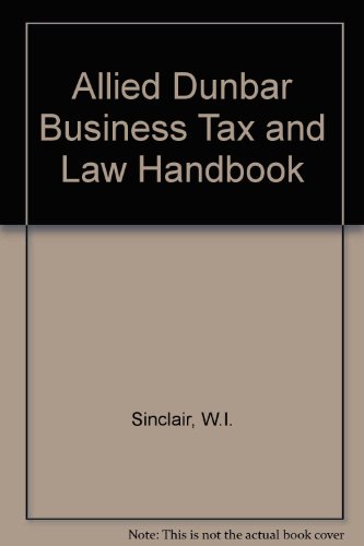 Beispielbild fr Allied Dunbar Business Tax and Law Handbook zum Verkauf von AwesomeBooks