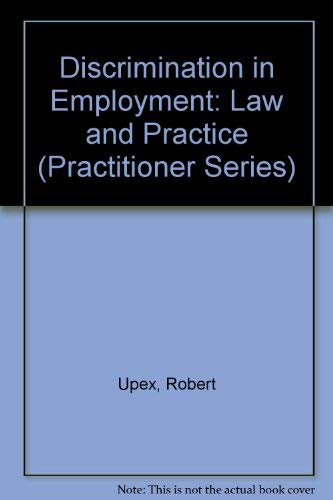 Beispielbild fr Discrimination in Employment: Law and Practice zum Verkauf von Anybook.com