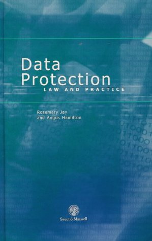 Stock image for Data Protection: Law and Practice (Practitioner Series) for sale by The Book Exchange