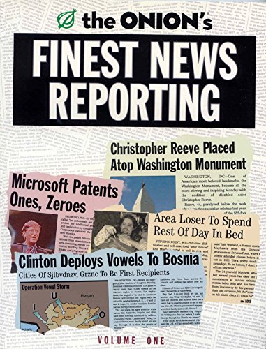 Imagen de archivo de The Onion's Finest News Reporting a la venta por Better World Books