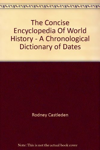 Stock image for The Concise Encyclopedia Of World History - A Chronological Dictionary of Dates for sale by Wonder Book