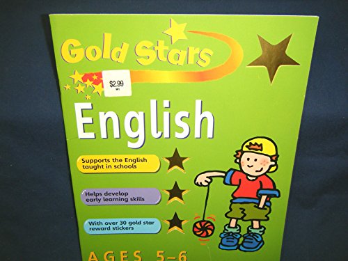 Imagen de archivo de English (Gold Stars Workbook) Ages 5-6 a la venta por The Book Escape