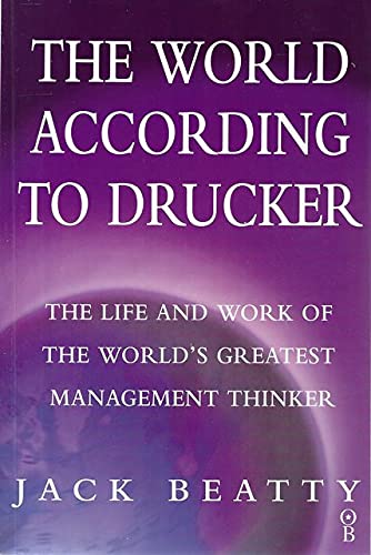 Imagen de archivo de World According to Drucker a la venta por Better World Books Ltd