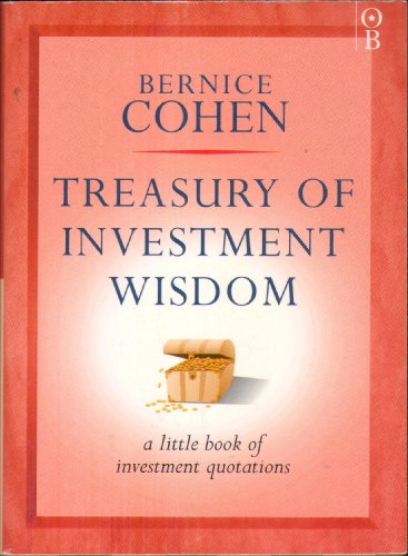 Stock image for Treasury of Investment Wisdom for sale by AwesomeBooks