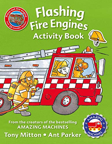 Imagen de archivo de Amazing Machines Flashing Fire Engines Activity Book a la venta por WorldofBooks