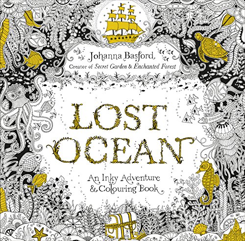 Beispielbild fr Lost Ocean: An Inky Adventure & Colouring Book zum Verkauf von WorldofBooks