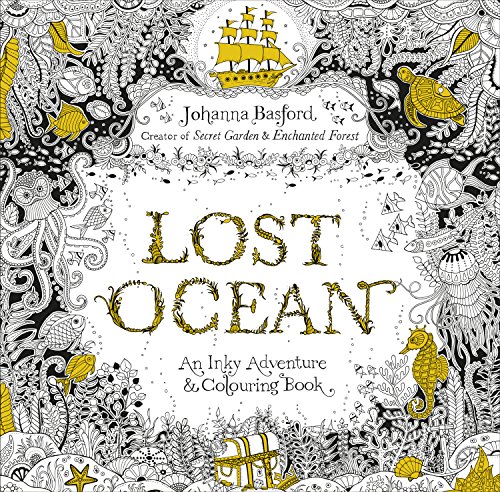 Stock image for Lost Ocean: An Inky Adventure & Colouring Book for sale by AwesomeBooks