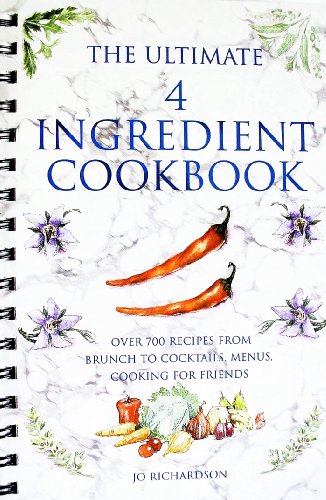 Beispielbild fr Four Ingredient Cookbook zum Verkauf von Better World Books: West