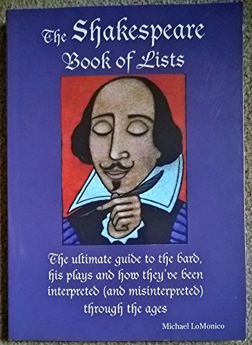 Stock image for The Shakespeare Book of Lists for sale by PEND BOOKS