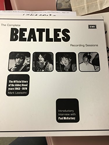 Imagen de archivo de The Complete Beatles Recording Sessions: The Official Story of the Abbey Road Years 1962-1970 a la venta por GF Books, Inc.