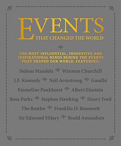 Beispielbild fr Events That Changed the World : The Most Influential, Innovative and Inspirational Minds Behind the Events That Shaped Our World zum Verkauf von Better World Books