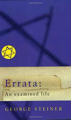 Imagen de archivo de Errata - An examined life a la venta por WorldofBooks