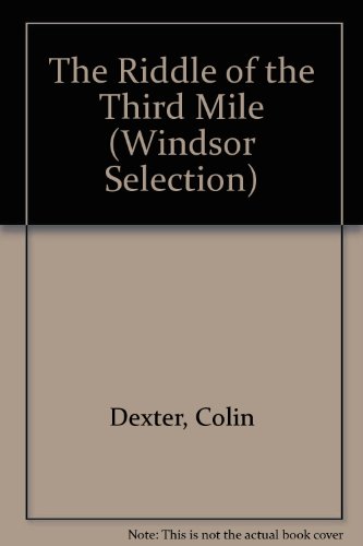 Stock image for The Riddle of the Third Mile - large print for sale by Harry Righton